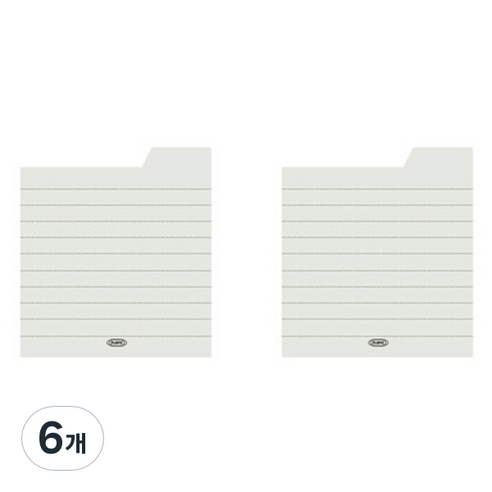플레픽 모이스트 트레이싱 인덱스 메모지 M, 14 어반라인, 6개, 1개입