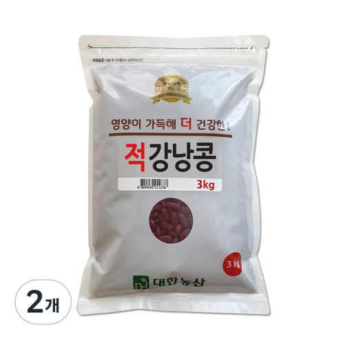 대한농산 강낭콩, 3kg, 2개
