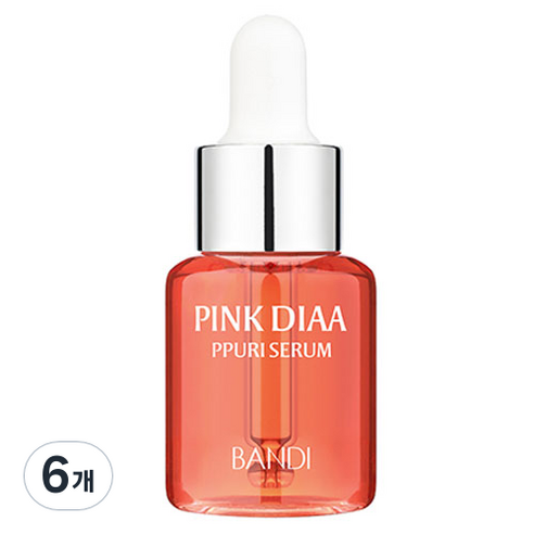 반디BANDI 네일큐어 핑크다이아 뿌리세럼, 17ml, 6개