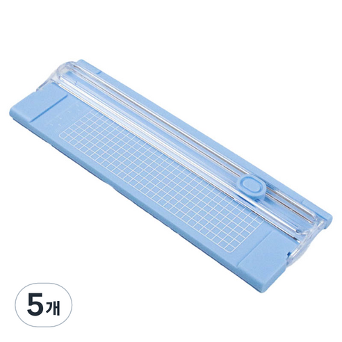 온업 컬러 종이 커터, 블루, 5개