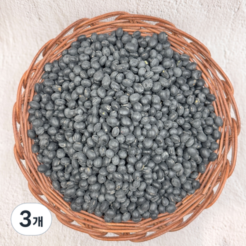 뜰안애 국내산 서리태, 500g, 3개