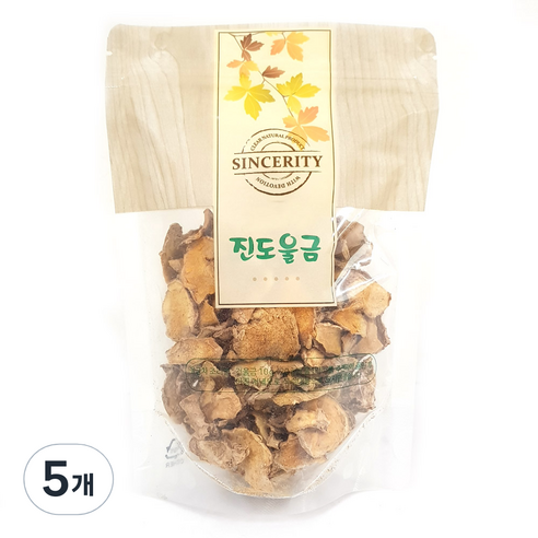 진도장모와 서울큰사위 건조 말린 울금, 100g, 5개
