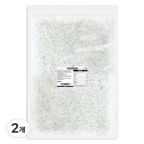 고미네 코코넛 롱 슬라이스, 700g, 2개