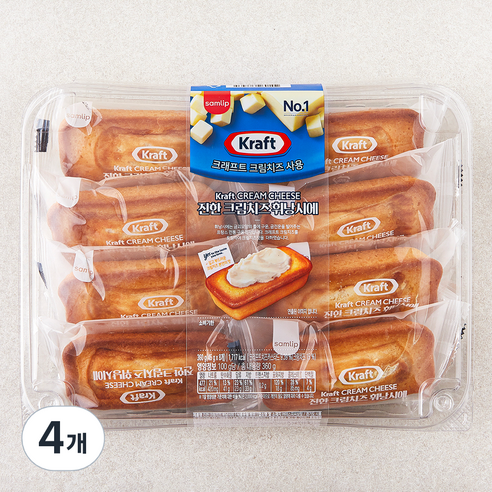 삼립 크레프트 진한 크림치즈 휘낭시에, 45g, 8개입, 4개