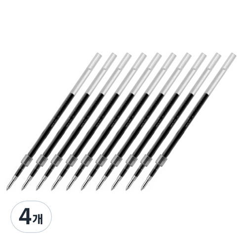 제트스트림 유니 유성펜 리필심 1.0mm SXR-10, 블랙, 40개