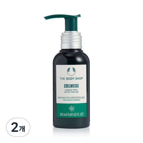 더바디샵 에델바이스 리퀴드 필, 100ml, 2개