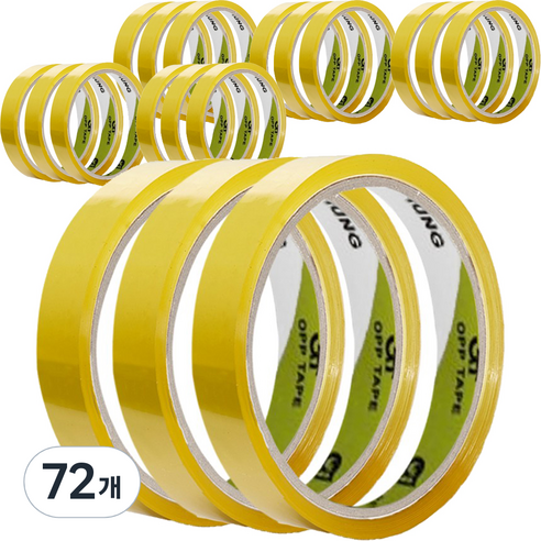 신흥테이프 문구테이프 25m x 폭 16mm, 72개