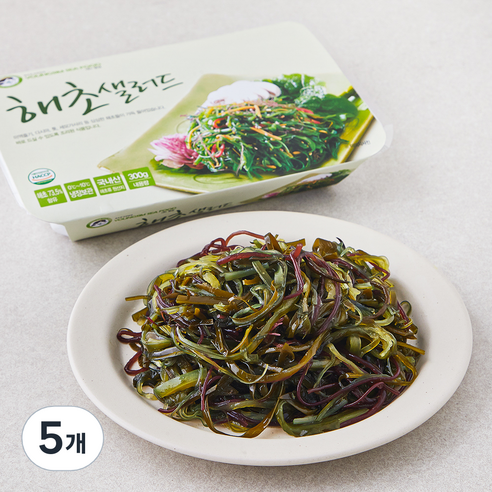 영심 해초샐러드, 300g, 5개