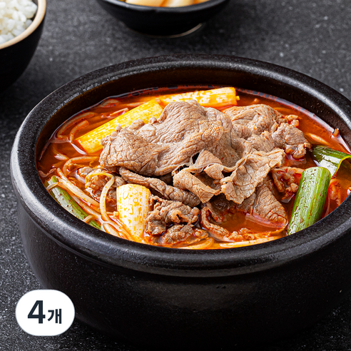 곰곰 얼큰한 대파 소고기 육개장, 605g, 4개