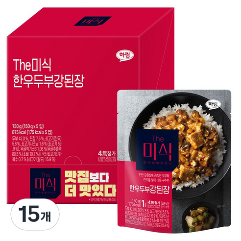 더미식 한우두부 강된장 덮밥소스, 150g, 15개