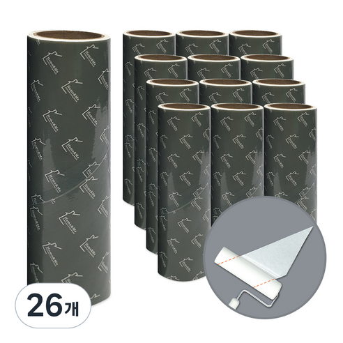 홈앤미 초강력 사선 컷팅 테이프 크리너 리필, 26개