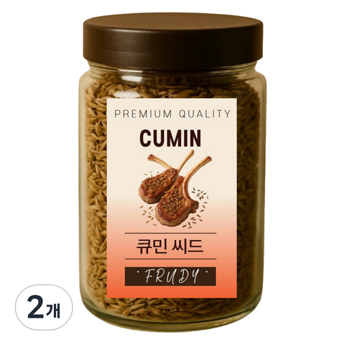 푸르디 건조 큐민, 50g, 2개