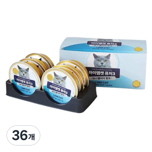 아이엠캣 고양이 퓨처3 습식사료, 30g, 36개, 치킨(보스웰리아 함유)