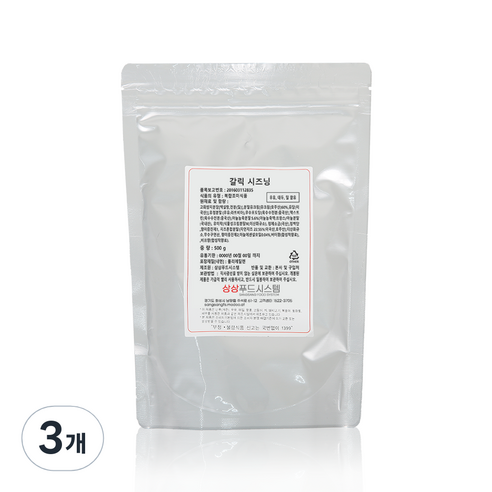 상상시즈닝 갈릭 시즈닝, 500g, 3개