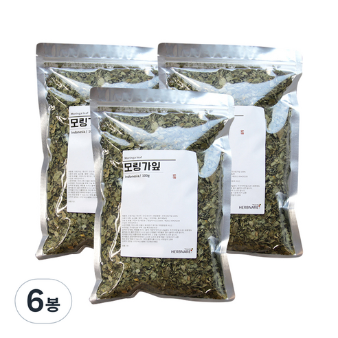허브나래 모링가 잎, 100g, 1개입, 6개
