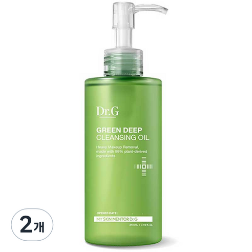 닥터지 그린딥 클렌징 오일, 210ml, 2개