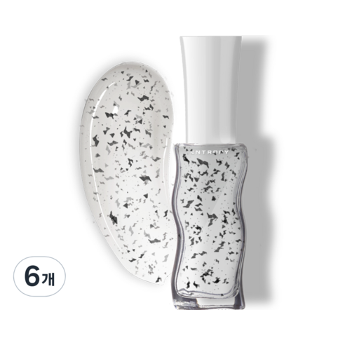 엔트로피메이크업 필 오프 네일, 블랙페퍼, 10ml, 6개