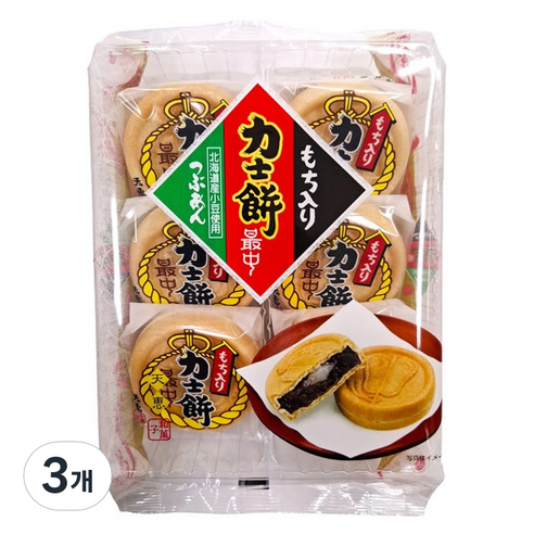 텐케 역사 모나카 과자, 180g, 3개