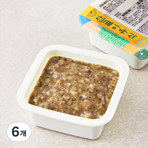 에코맘의산골이유식 중기 한우청경채묽은죽, 혼합맛(청경채/한우), 150g, 6개