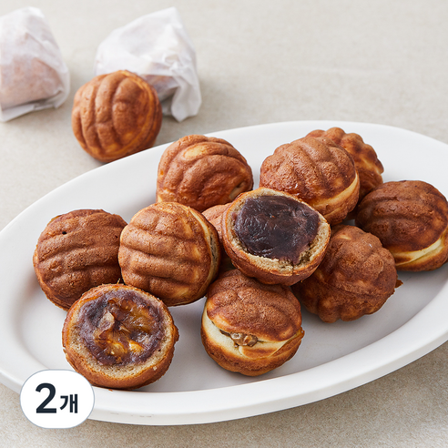 호두르 찰보리 호두과자 파우치, 17g, 20개입, 2개