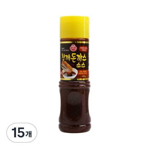 오뚜기 참깨 돈까스 소스, 470g, 15개