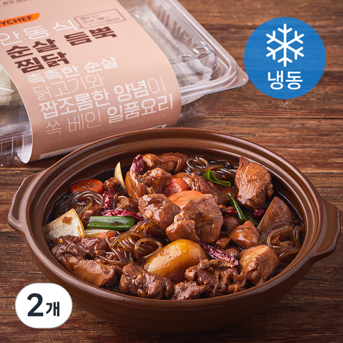 마이셰프 안동식 순살 듬뿍 찜닭 2인분 (냉동), 742g, 2개