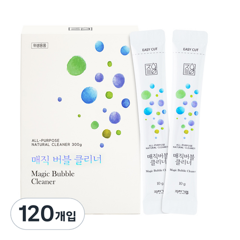 자연그램 매직 버블 클리너 스틱형, 300g, 4개