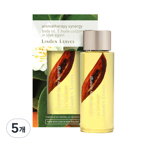 린든리브즈 아로마테라피 시너지 바디오일 인 러브 어게인, 60ml, 5개