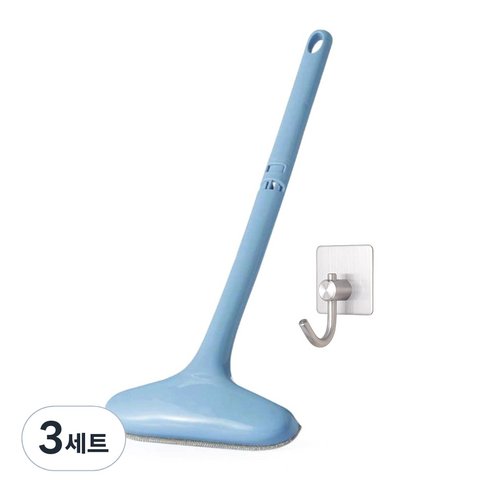 모나코올리브 먼지적은 방충망 매직브러쉬 + 사각 스텐 전용후크, 혼합색상, 3세트