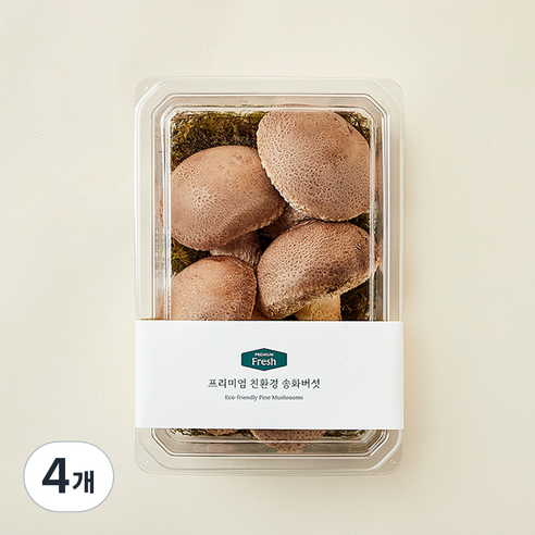 친환경 인증 프리미엄 송화버섯, 220g, 4개