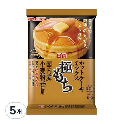 니신 핫케익믹스 고쿠모찌, 540g, 5개