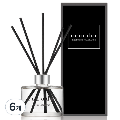 코코도르 디퓨저, 핑크그레이프프룻, 200ml, 6개