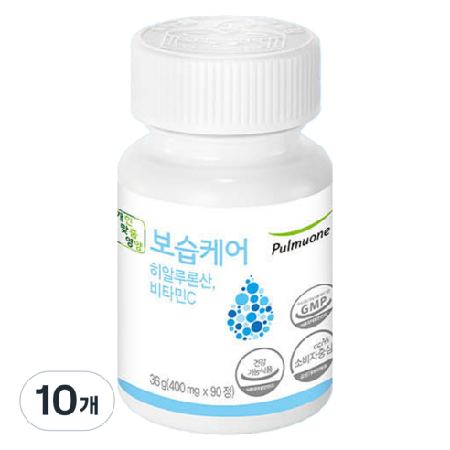 풀무원 보습케어 히알루론산 비타민C, 90정, 10개