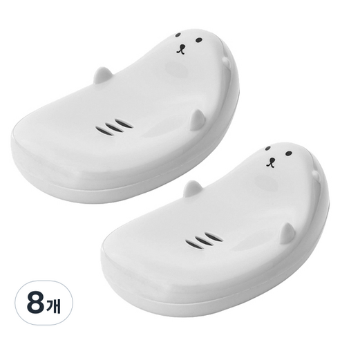 블럭마트 비누케이스 욕실 비누받침, 그레이, 8개
