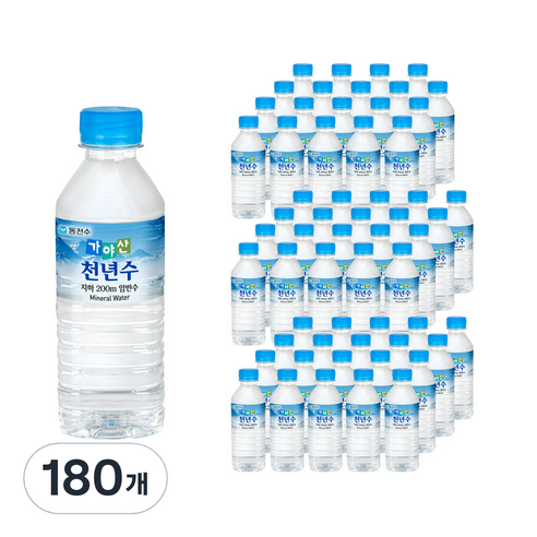 가야산천년수 생수, 330ml, 180개