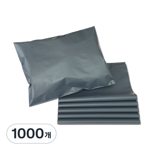 그린화학 택배봉투 진회색, 1000개