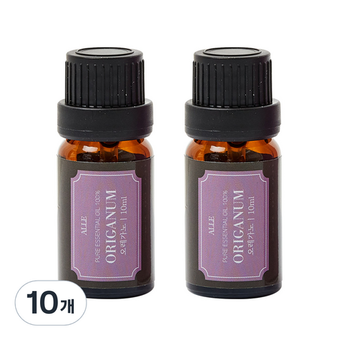 알레 비건 아로마 에센셜 오일 오레가노, 10ml, 10개