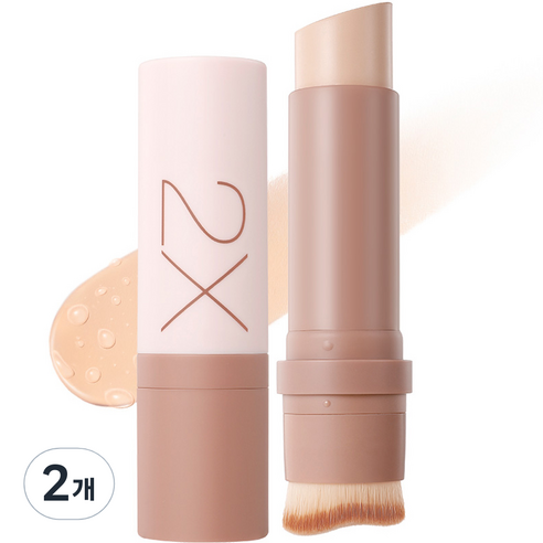 조성아TM 슈퍼 핏 커버 파운데이션 2 x 12g, 1호 라이트 베이지, 2개