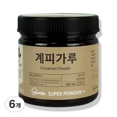 우리가스토리 계피가루, 200g, 6개