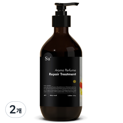 수오가닉 퍼퓸 트리트먼트 베이비머스크 1050ml, 2개