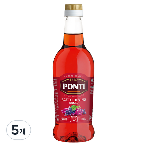 폰티 식초, 500ml, 5개