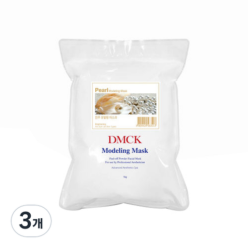 DMCK 진주 모델링 파우더 마스크 1kg, 3개, 1개입