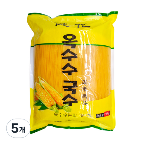 금일 옥수수면, 2.5kg, 5개