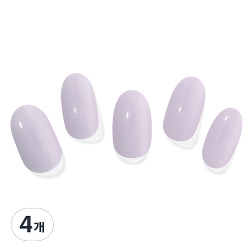 모노몬드 젤네일 스티커, 4개, 105 Pale lilac
