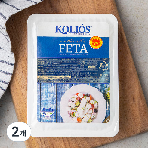 콜리오스 페타 치즈, 150g, 1개입, 2개