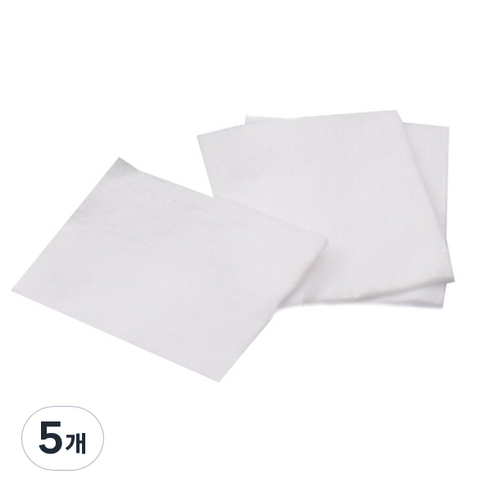 루핀 워터젯 대용량 순면 소프트 화장솜 4 x 6 cm, 1000매입, 5개