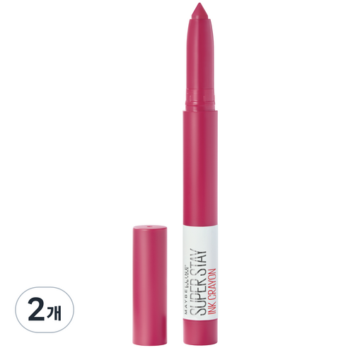 메이블린 뉴욕 슈퍼스테이 립크레용 1.2g, 35 트릿유어셀프, 2개