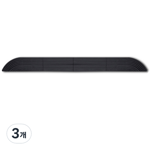 바나나빌딩 로봇청소기 문턱 경사대, 3개, 블랙