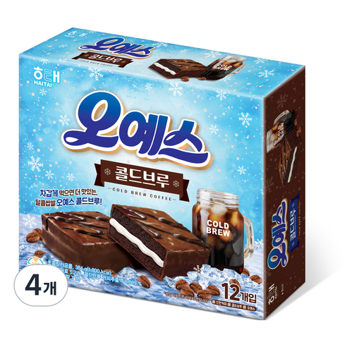 오예스 콜드브루 12p, 384g, 4개