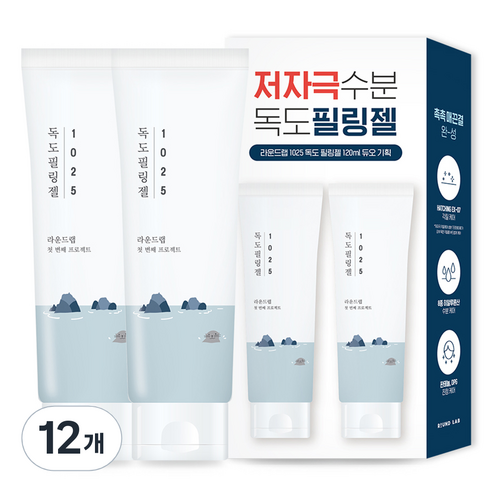 라운드랩 1025 독도 필링젤, 120ml, 12개